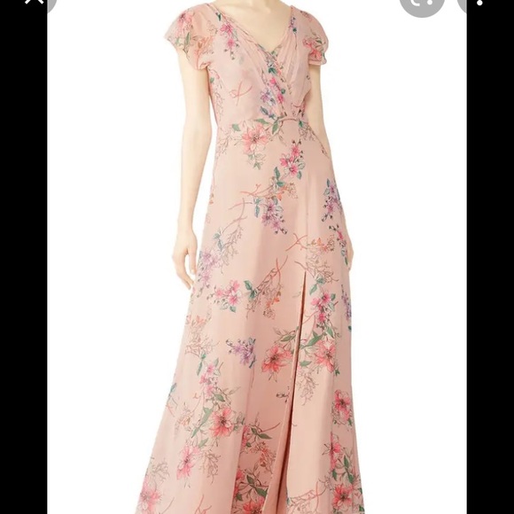 Monique Lhuillier Dresses & Skirts - Monique Lhuillier Floral Gwen Gown Dress 4